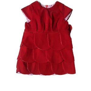 Red velour dress⭐️❤️